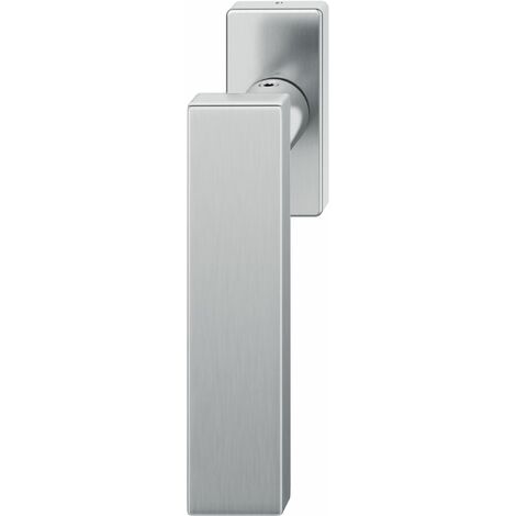 FSB Fenstergriff 34 1003 eckige Rosette, Edelstahl matt