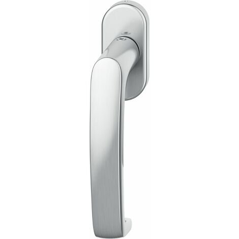 FSB Fenstergriff 34 1045 Edelstahl matt - ovale Rosette verdeckt geschraubt