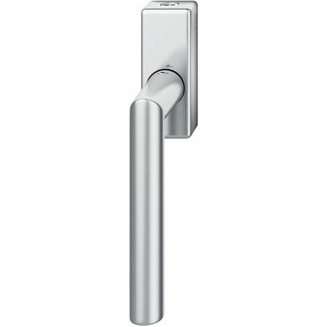 FSB Fenstergriff 34 1076 abschließbar eckige Rosette, Edelstahl matt