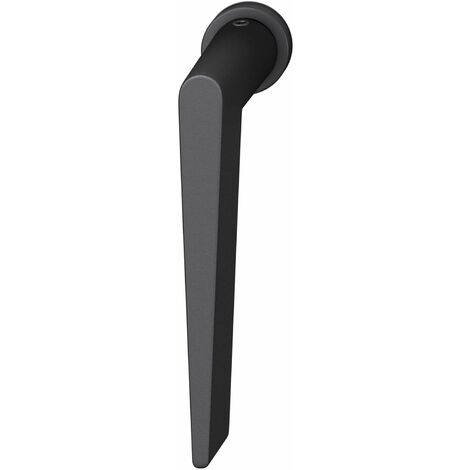 FSB Fenstergriff - Fenstersteckgriff 34 1005 minimalistische runde Rosette, Aluminium schwarz matt