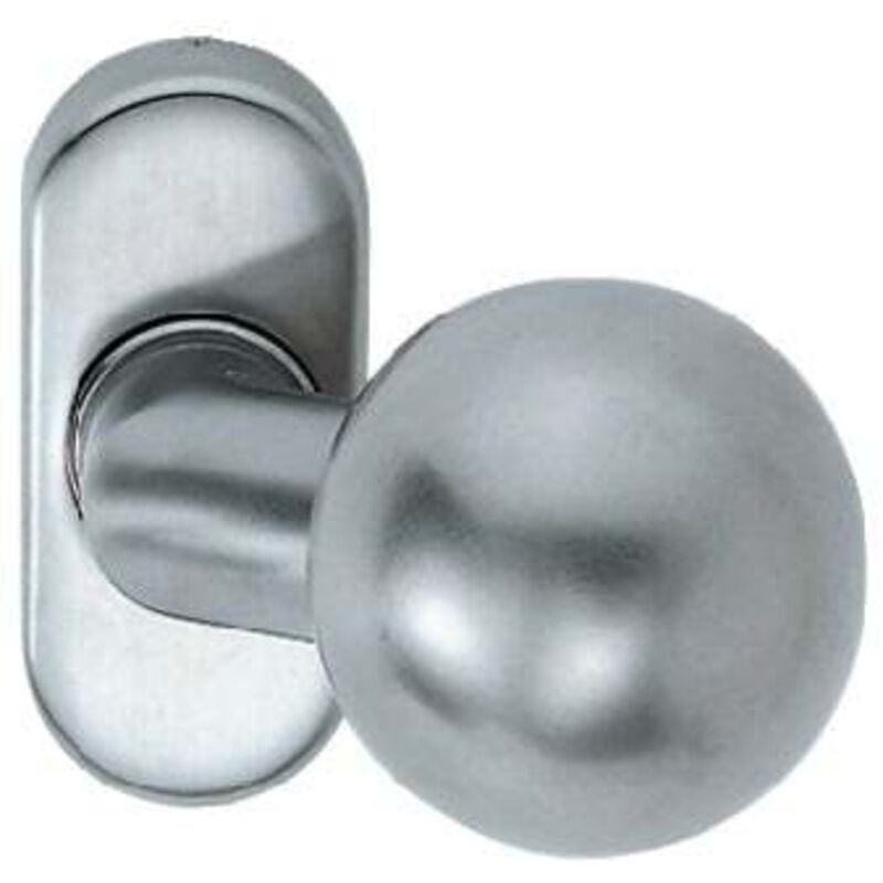 FSB - Bouton de porte profilé coupe-feu 07 0846 Matériau Alu.0105 4-KT.M12mm fixe - 0 07 0846 42801 0105