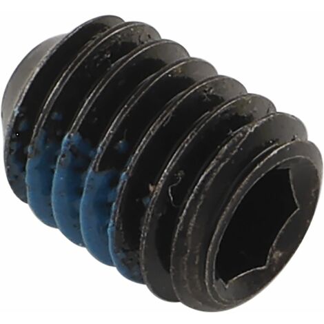 FSB Gewindestift 03 0450, M 6 x 8 mm, Edelstahl schwarz