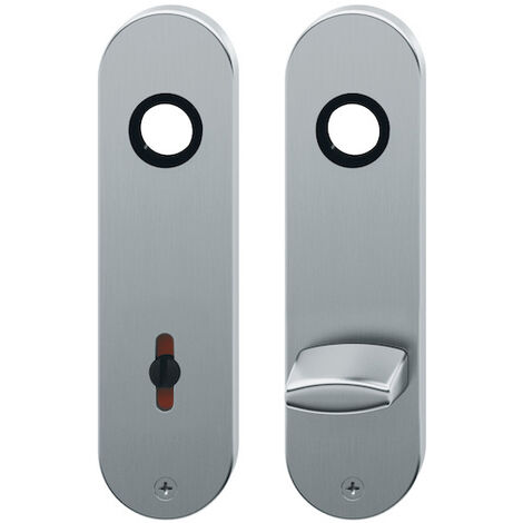 FSB Kurzschilderpaar  Edelstahl WC