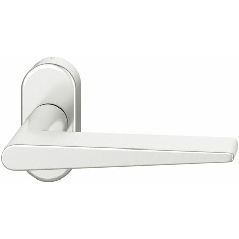 FSB Rahmentürdrücker 09 1005 Hochhaltefeder B ovale Rosette Aluminium silber