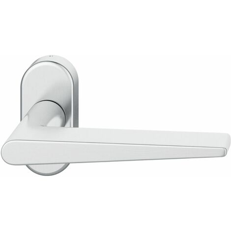 FSB Rahmentürdrücker 09 1005 Hochhaltefeder B ovale Rosette Edelstahl matt