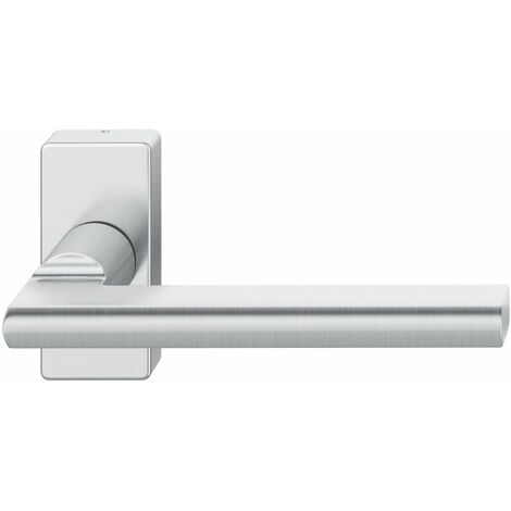 FSB Rahmentürdrücker 09 1035 Hochhaltefeder B eckige Rosette Edelstahl matt