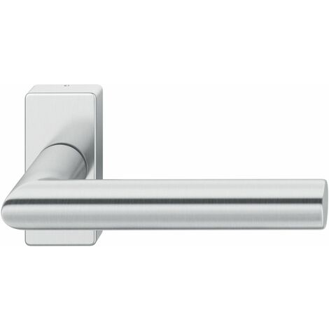 FSB Rahmentürdrücker 09 1076 Hochhaltefeder B eckige Rosette Edelstahl matt