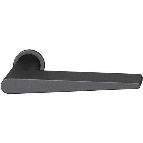 FSB Steckgriff 15 1005 auf Mini-Rosette, Türstärke 39-48 mm, Aluminium schwarz