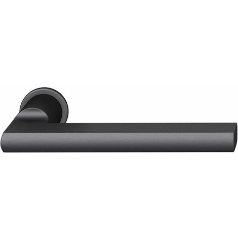 FSB Steckgriff 15 1035 auf Mini-Rosette, Türstärke 39-48 mm, Aluminium schwarz