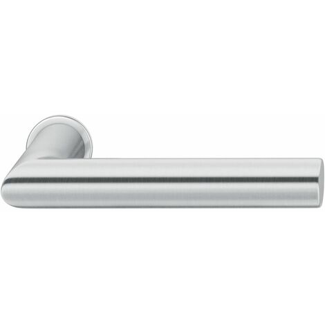 FSB Steckgriff 15 1076 auf Mini-Rosette, Türstärke 39-48 mm, Edelstahl matt