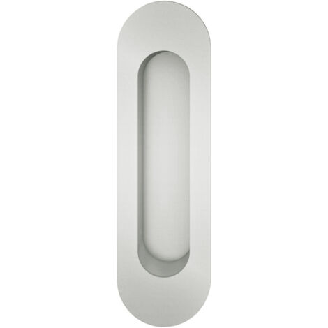 FSB ZT-Schiebetürmuschel, 42 4250, oval, offen, Aluminium, naturfarbig eloxiert