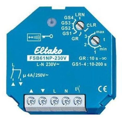 FSB61NP-230V Eltako Funk Jalousie-/Rollladenaktor  Beschattungselement  Unterputz
