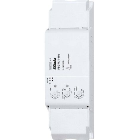 FSG71/1-10V Eltako sans fil Actionneur de gradation montage apparent (en saillie) Puissance de coupure (max.) 600 W Portée max. 30 m Q855902