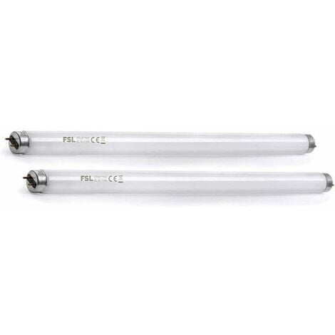 FSL T8 F10W BL Bombilla de repuesto para lámpara matamoscas, tubo UV de 13,1 pulgadas para matamosquitos/insectos de 20W (paquete de 2)