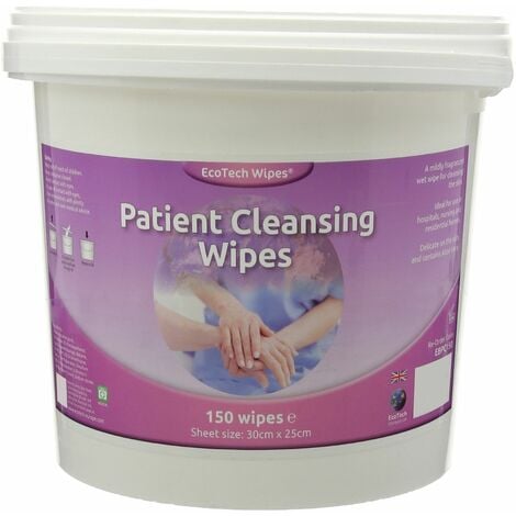 ECOTECH Fsmisc Patient Cleansing Wipes Wht - CPD24670