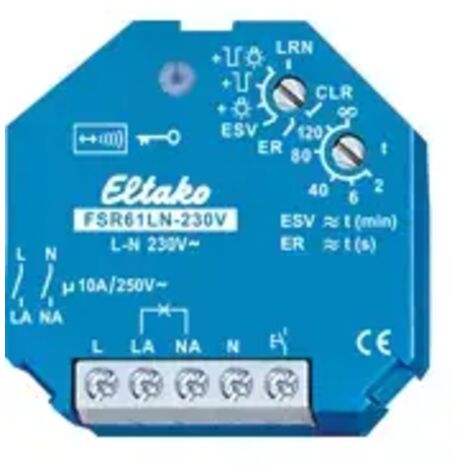 FSR61LN-230V Eltako Funk Schaltaktor Unterputz Schaltleistung (max.) 2000 W Reichweite max. (im F
