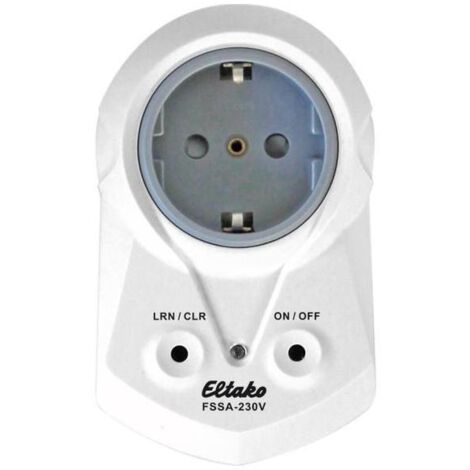 FSSA-230V Eltako Funk Steckdose    Zwischenstecker Schaltleistung (max.) 2000 W Reichweite max. (im