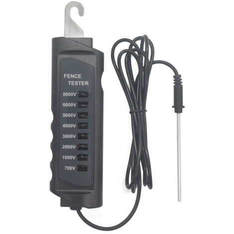 FT-891 700-8000V Elektrozaunprüfer, Impulsspannungsdetektor, optimale Sicherheit, für Pferdehöfe, Wild- und Viehzäune