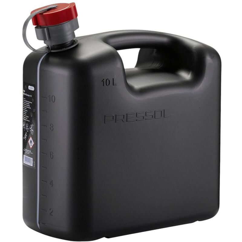 Pressol 21143 Fuel Canister 10L Sight Line Scale Flexible Outlet Pipe