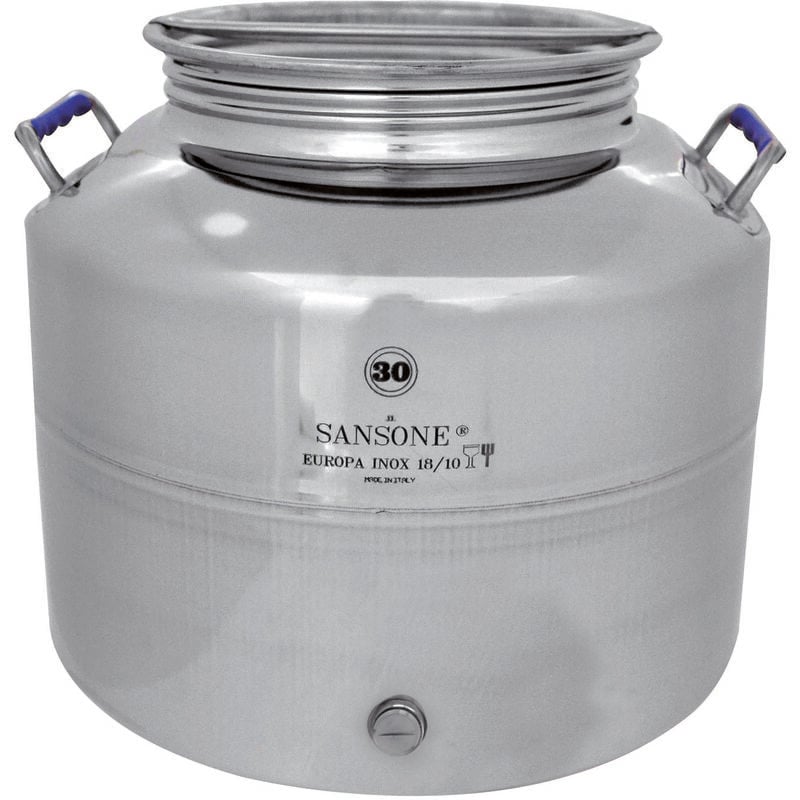 Fût conteneur en acier inoxydable Sansone LT.30