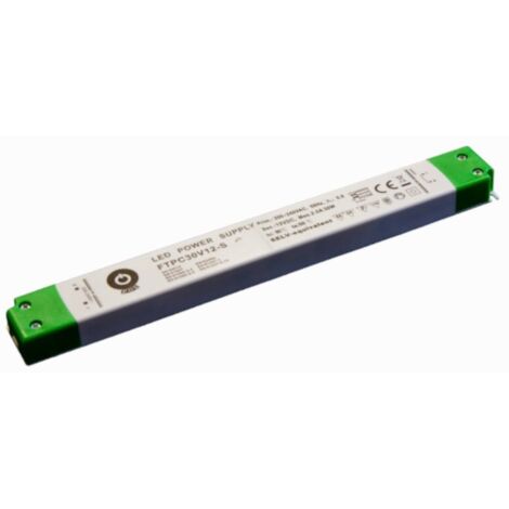 FTPC30V12-S: FTPC30V12-S: 12 V 2,5 A CV-LED-Netzteil mit kompaktem Kunststoffgehäuse