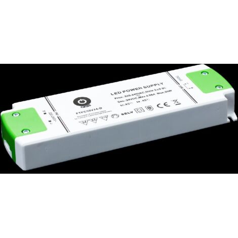 FTPC50V12-D : Alimentation LED ABC mince 12 V 4,2 A avec fonction de variation d’intensité – pour meubles