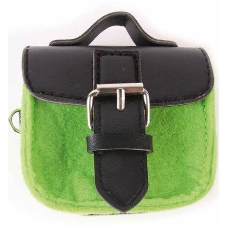 Fuchsia et gris - Distributeur de sacs hygiéniques en feutre pour chiens