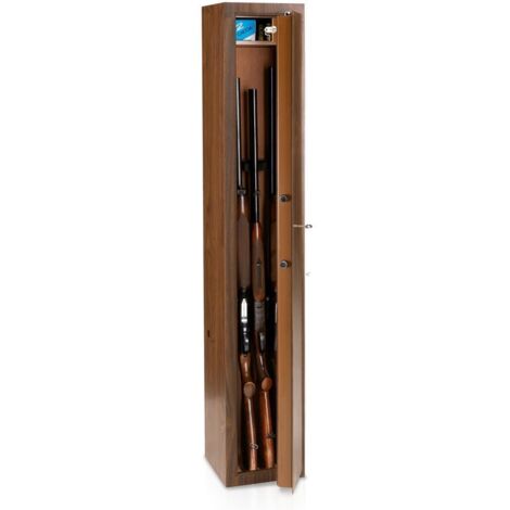 Fuciliera Portafucili a Chiave Serie 4 Armi con Tesoretto Technomax - 1500X540X350Mm