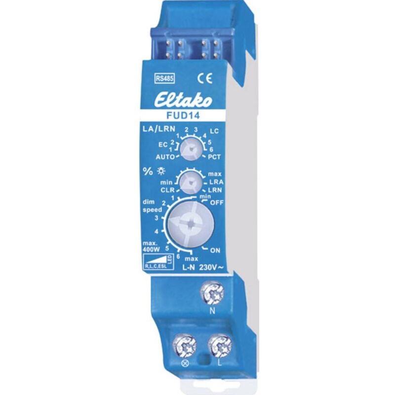 Eltako - FUD14 RS485-Bus Dimmer Guida din Potenza di commutazione (max) 400 w