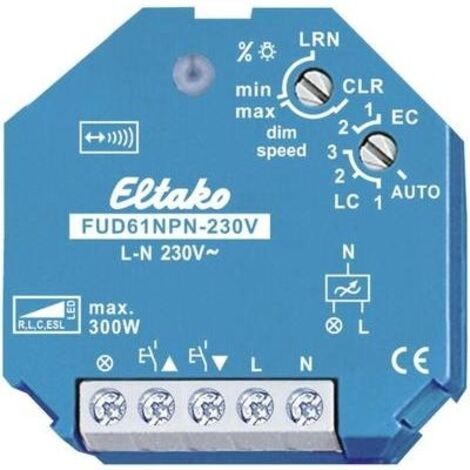 FUD61NPN-230V Eltako sans fil Actionneur variateur encastré D465662