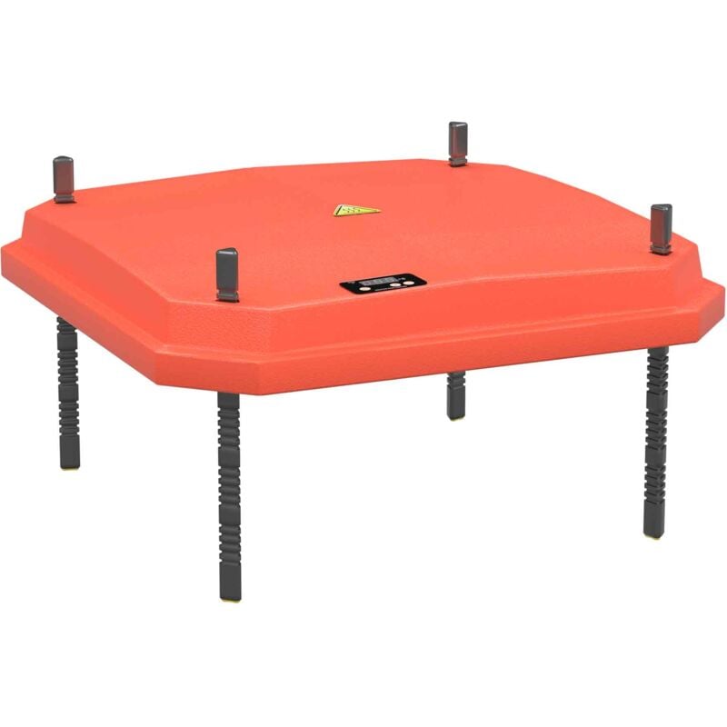 Panneau chauffant – 40 x 40 cm – 42 w – pour élevage de 35 poussins au max. – Plaque de chauffage – éleveuse d'oisillons avec Thermostat - Fudajo