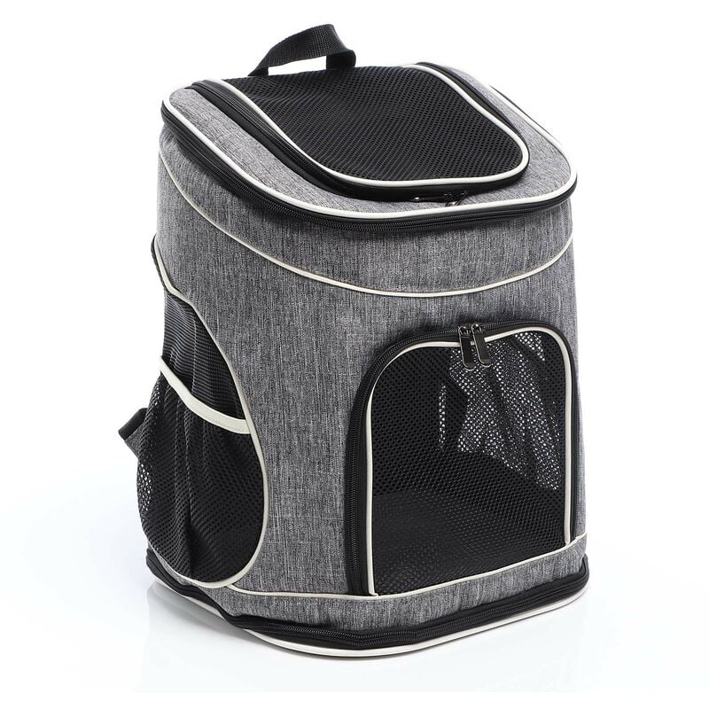 Fudajo - Sac à dos pour Chat Chiot 6kg max. Pliable Sac de transport Poches Randonnée Vétérinaire