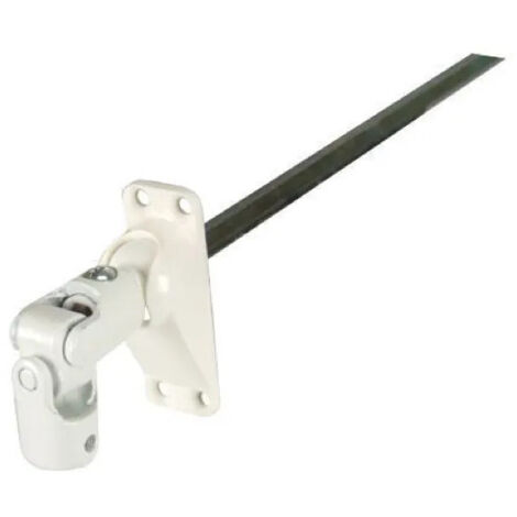 Führungsblock Kniehebel für Rollladen mit 60°-Kurbel Durchmesser 12, 6-kantige Stange 7, L. 215mm