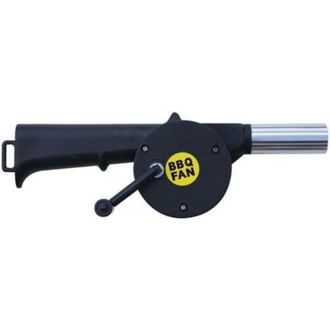 Fuelle manual para barbacoas - Soplador de carbón manual, no requiere electricidad - Fuelle para cocina exterior para un encendido fácil - 25 cm, neutro