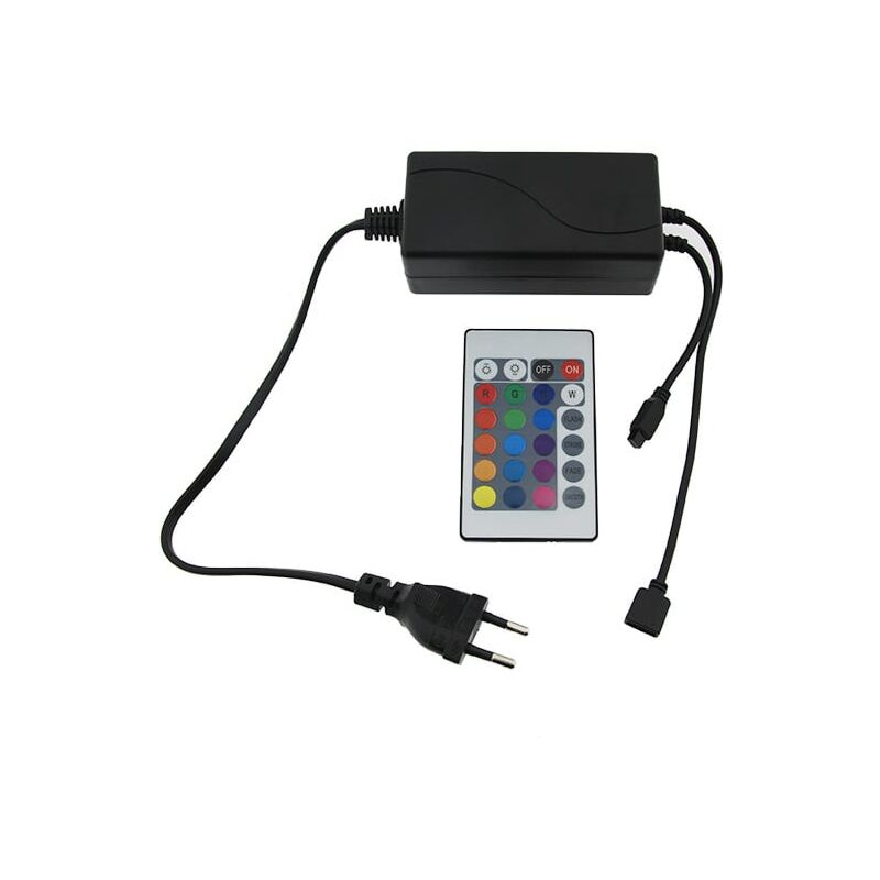 

Adaptador de Corriente para tiras LED RGB 60W 12VDC - Iluminashop