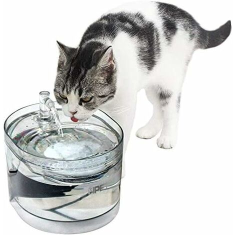 Fuente para Gatos, Arespark 3 L Fuente Gatos, Bebedero Gatos Ultra  Silenciosa, con Luz LED, con 2 Filtro De Carbón Activado y Bomba De Agua  (Blanco) : : Productos para mascotas