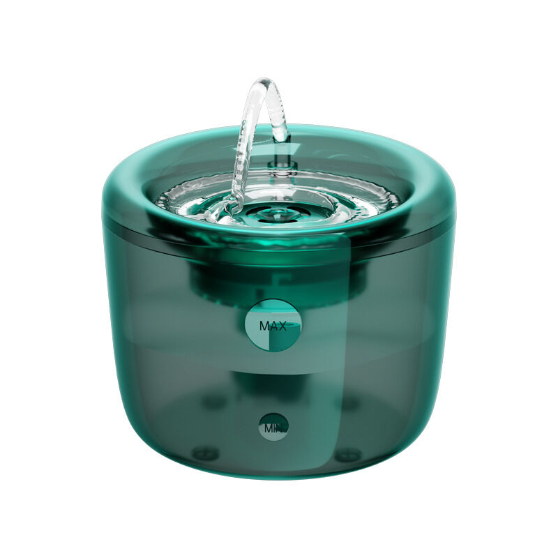 

Fuente de agua automática para gatos Puppy, verde agua profunda semipermeable