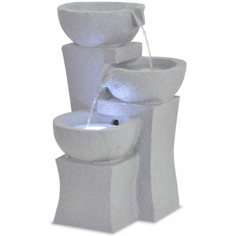 

Fuente de agua de interior con LED de poliresina