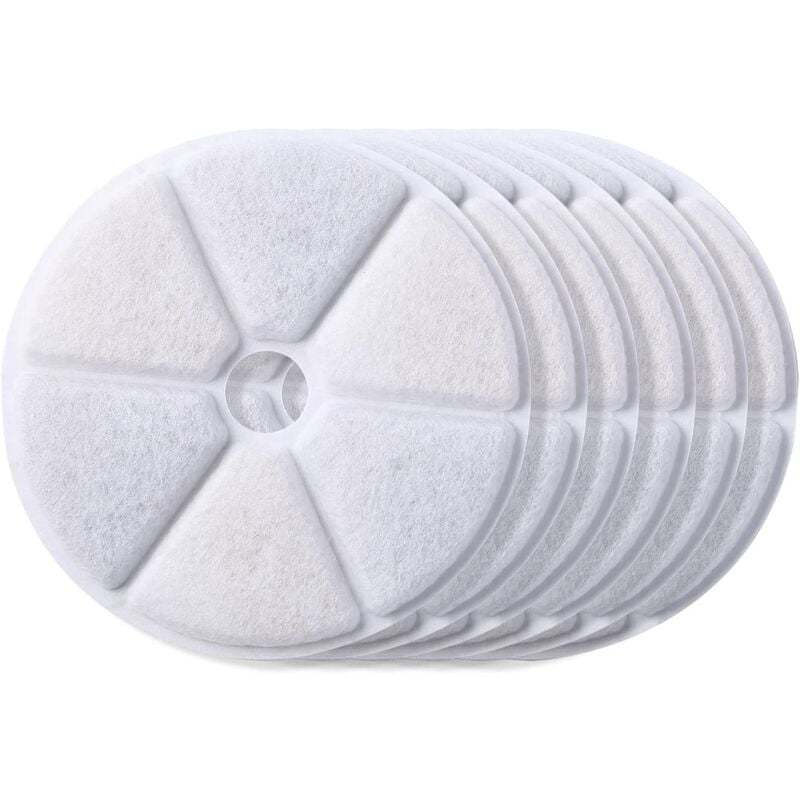 

Fuente de agua mejorada para gatos, fuente de agua para perros y gatos, fuente de agua automática, fuente de agua para perros (juego de filtros de 6