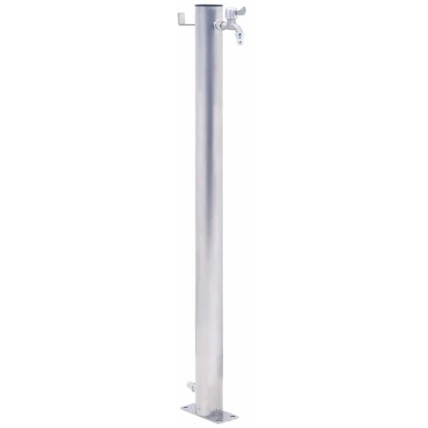 Fuente de agua para jardín acero inoxidable redonda 60 cm