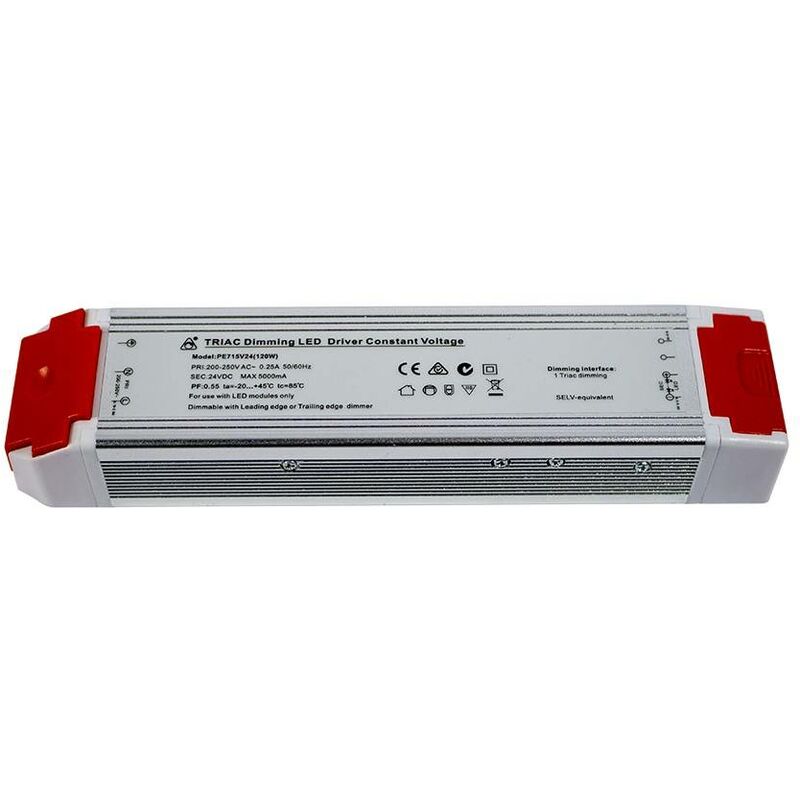 

Fuente de alimentación dimable TRIAC voltaje constante 24V 120W 5A