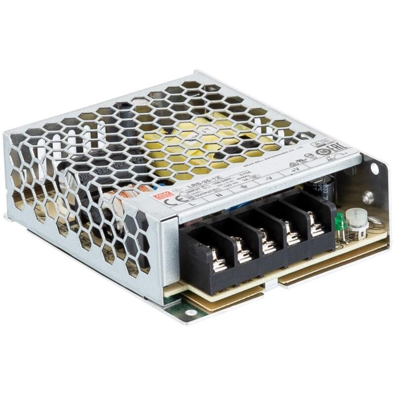 

Fuente de Alimentación MEAN WELL 35W 12V 3A LRS-35