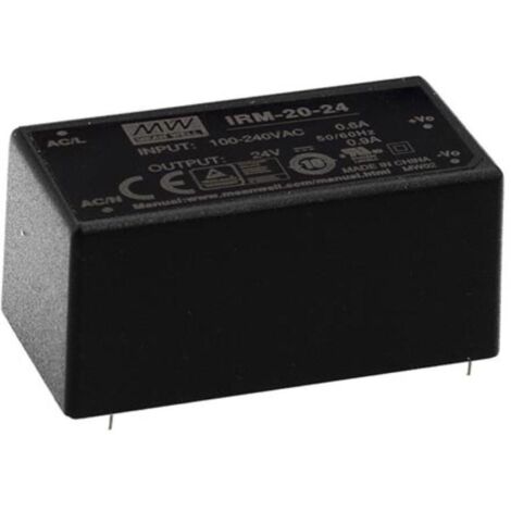 - FUENTE DE ALIMENTACIÓN - 1 SALIDA - 20 W - ENCAPSULADA - 24 V