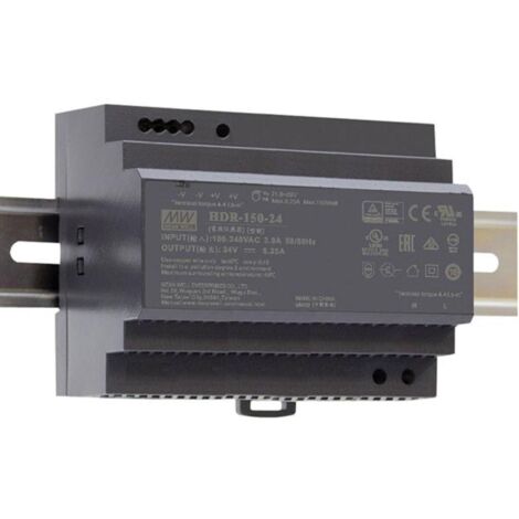 FUENTE DE ALIMENTACIÓN - 1 SALIDA - MONTAJE EN CARRIL DIN - 150 W - 24 V - PARA EL USO INDUSTRIAL