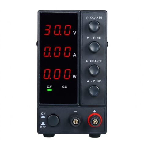 Fuente de alimentación conmutada de CC WANPTEK NPS3010W 0-30V 0-10A, pantalla LED de 3 dígitos, mini fuente de alimentación ajustable de alta precisión, salida regulada de doble voltaje y corriente 11
