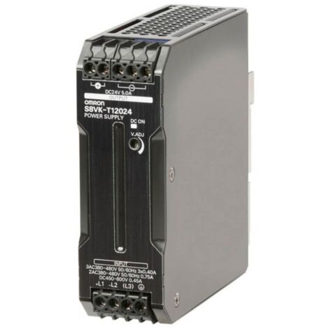 Fuente de alimentación conmutada Omron 3F/24VDC 5A 120W S8VKT12024