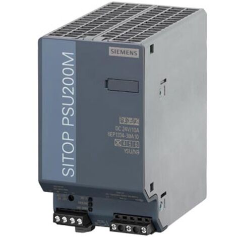 Fuente de alimentación conmutada Siemens SITOP 1/2F24DC 10A 6EP13343BA10