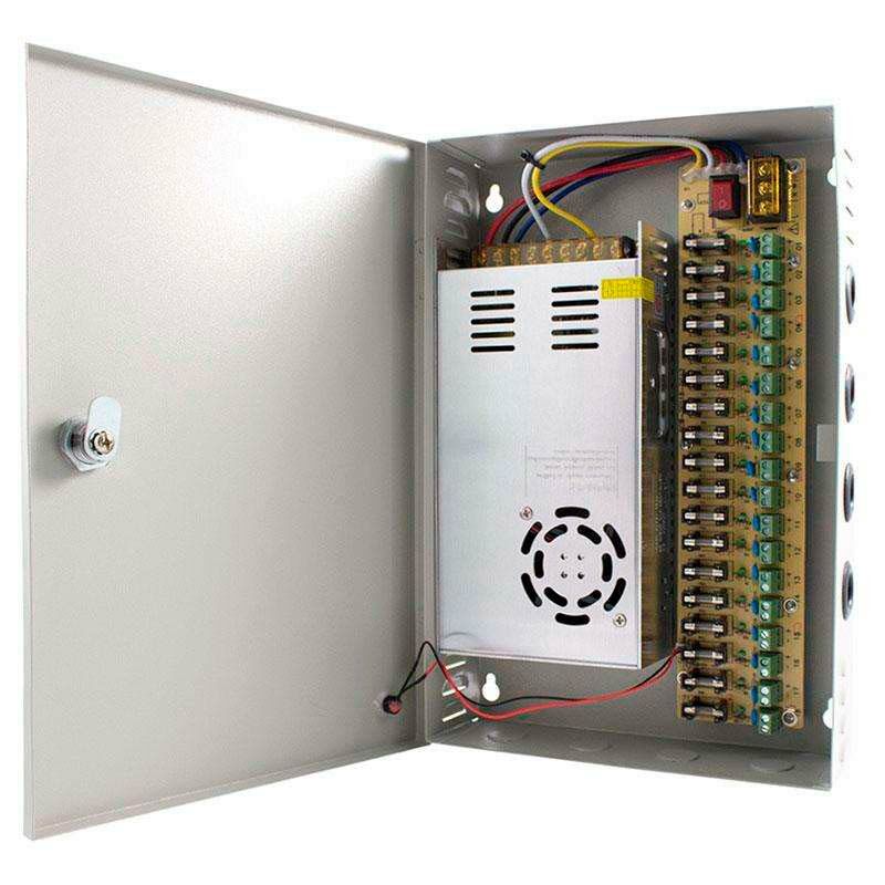 Ledbox - Alimentation DC12V/360W/30A box 18 ports