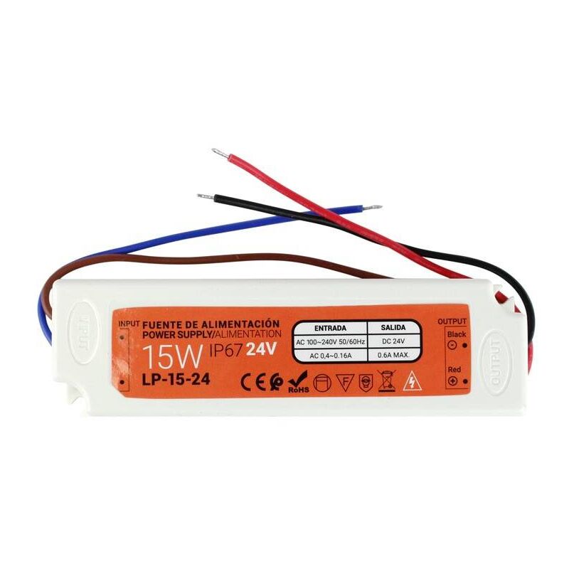 

Barcelona Led - Fuente de alimentación estanca compacta 24V 15W IP67