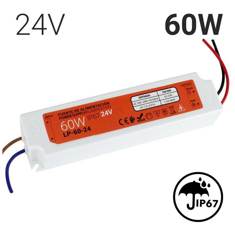 

Barcelona Led - Fuente de alimentación estanca compacta 24V 60W IP67